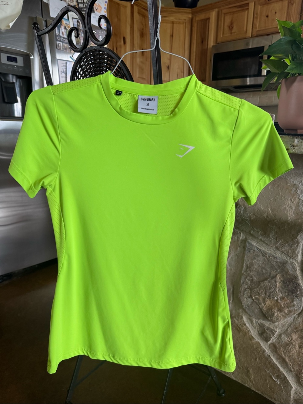 Gymshark Neon Lime Green Performance Tee